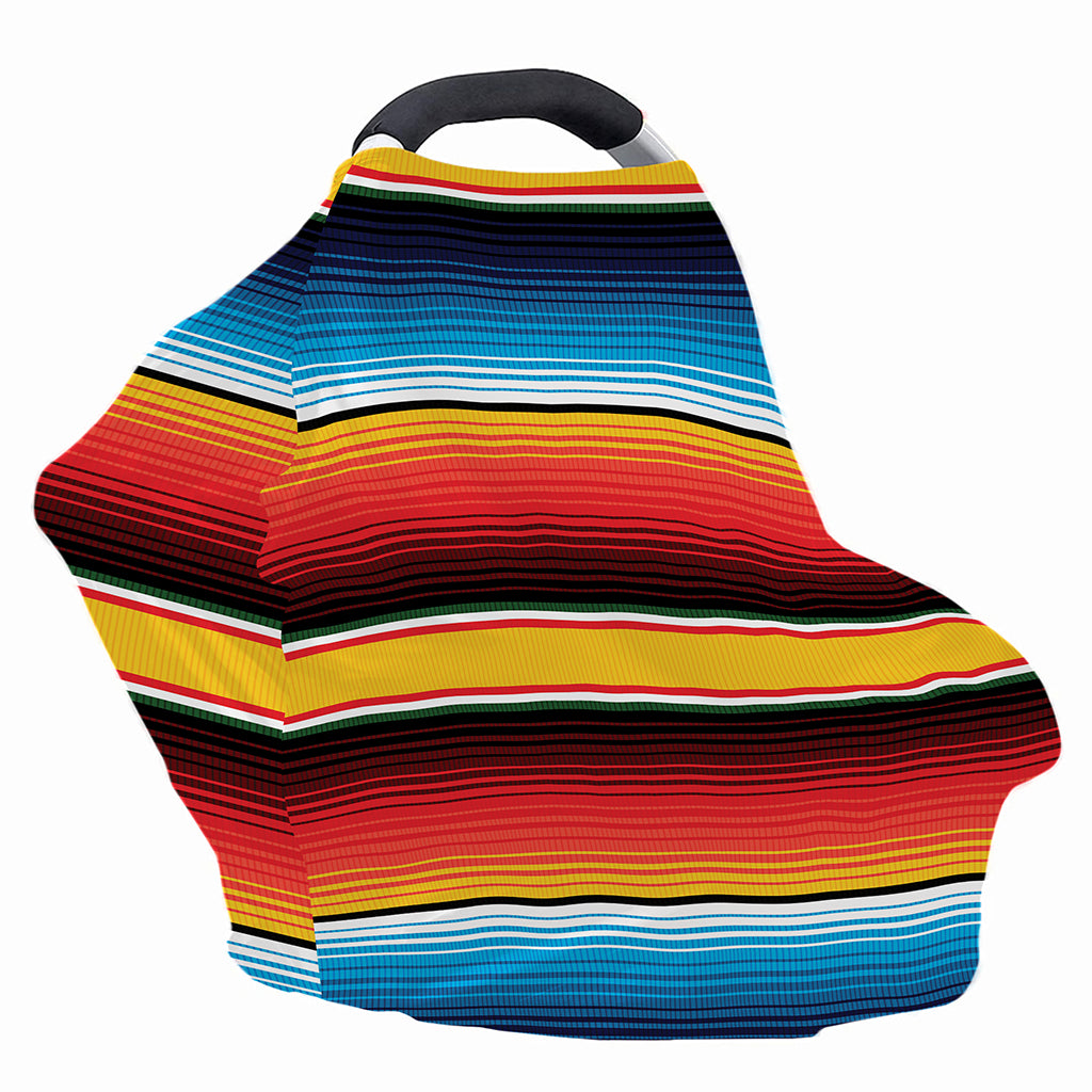 Ethnic Serape Blanket Pattern Print Baby Seat Cover