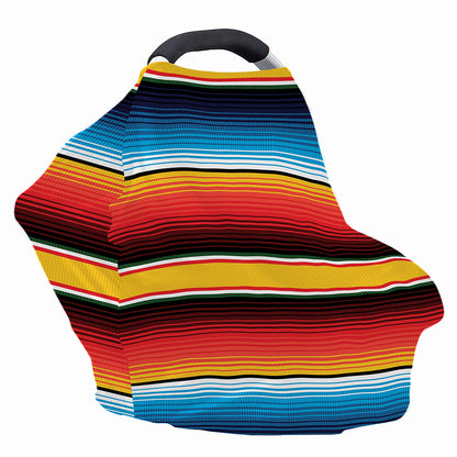 Ethnic Serape Blanket Pattern Print Baby Seat Cover