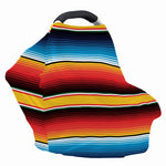 Ethnic Serape Blanket Pattern Print Baby Seat Cover