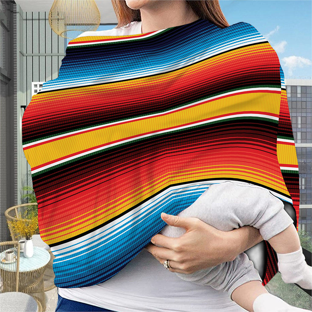 Ethnic Serape Blanket Pattern Print Baby Seat Cover