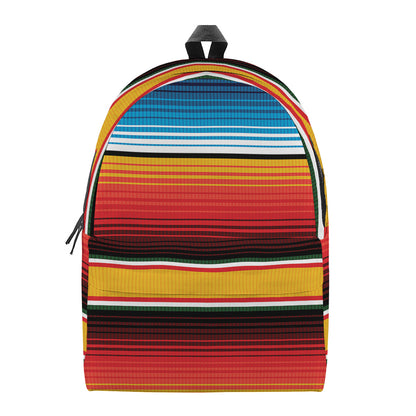 Ethnic Serape Blanket Pattern Print Backpack