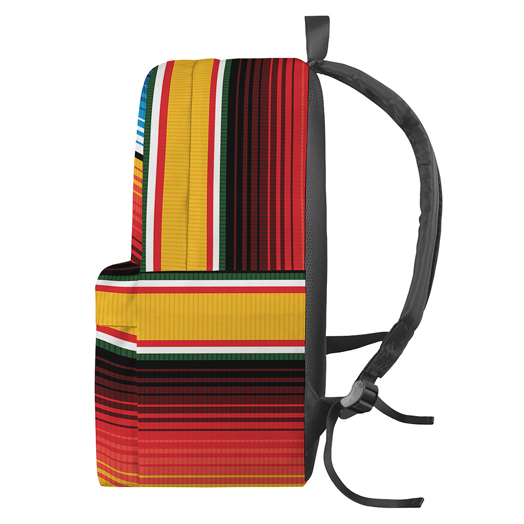 Ethnic Serape Blanket Pattern Print Backpack
