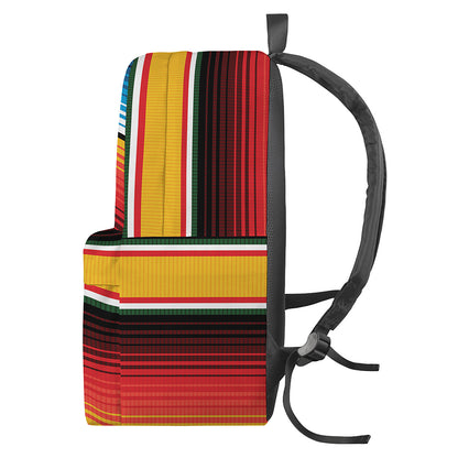 Ethnic Serape Blanket Pattern Print Backpack