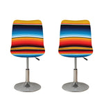 Ethnic Serape Blanket Pattern Print Bar Stool Covers