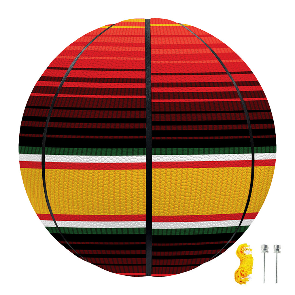 Ethnic Serape Blanket Pattern Print Basketball