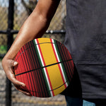 Ethnic Serape Blanket Pattern Print Basketball