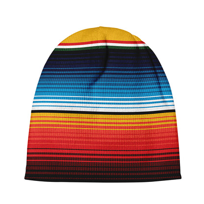 Ethnic Serape Blanket Pattern Print Beanie
