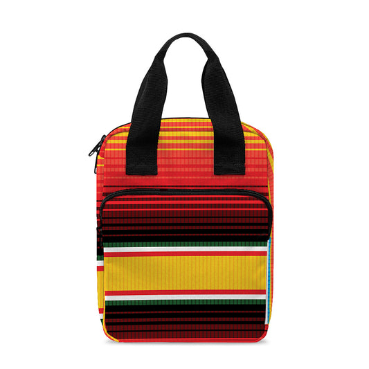 Ethnic Serape Blanket Pattern Print Bible Tote Bag
