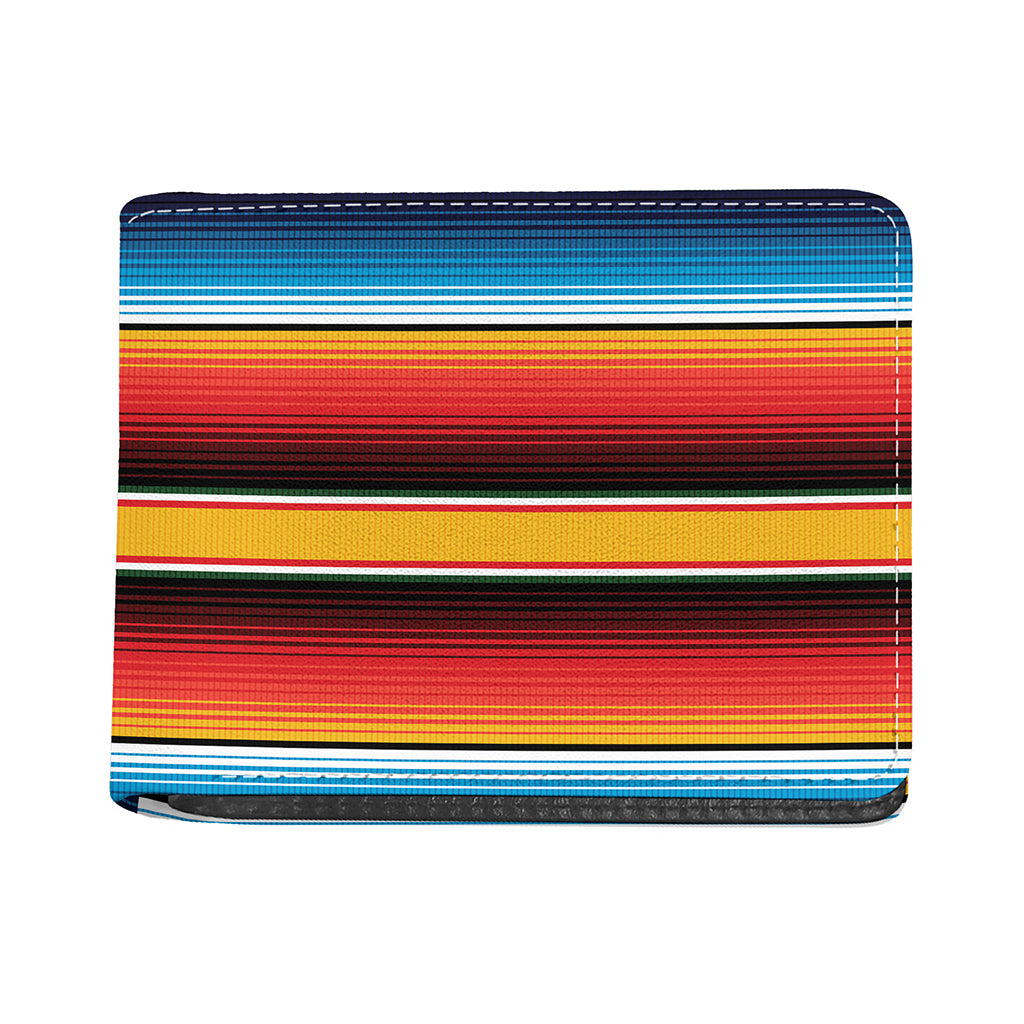 Ethnic Serape Blanket Pattern Print Bifold Wallet