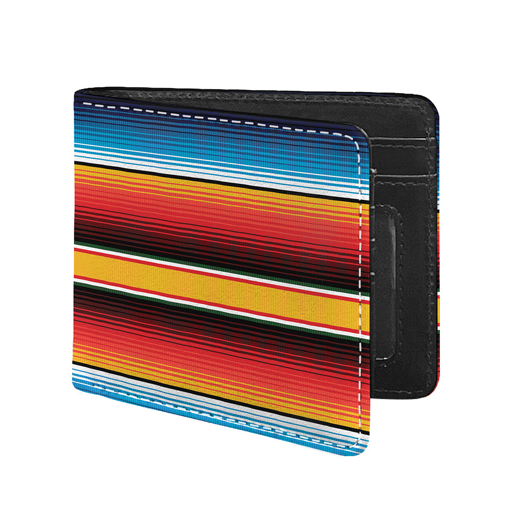 Ethnic Serape Blanket Pattern Print Bifold Wallet