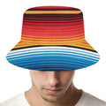 Ethnic Serape Blanket Pattern Print Bucket Hat