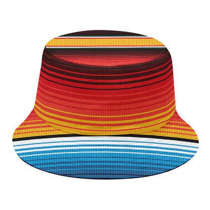 Ethnic Serape Blanket Pattern Print Bucket Hat