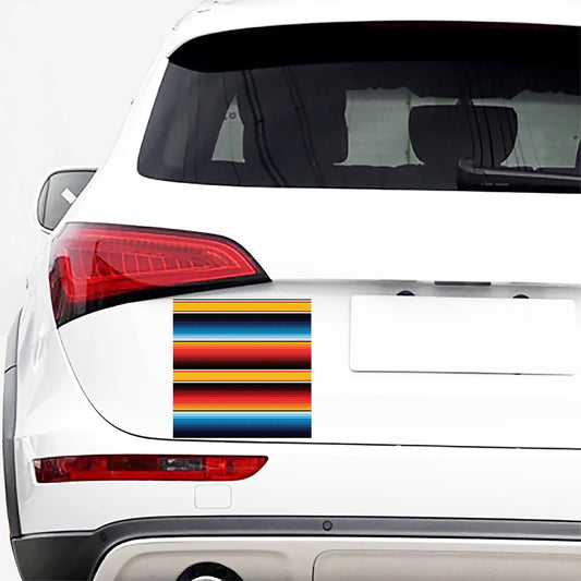 Ethnic Serape Blanket Pattern Print Car Sticker