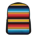 Ethnic Serape Blanket Pattern Print Casual Backpack