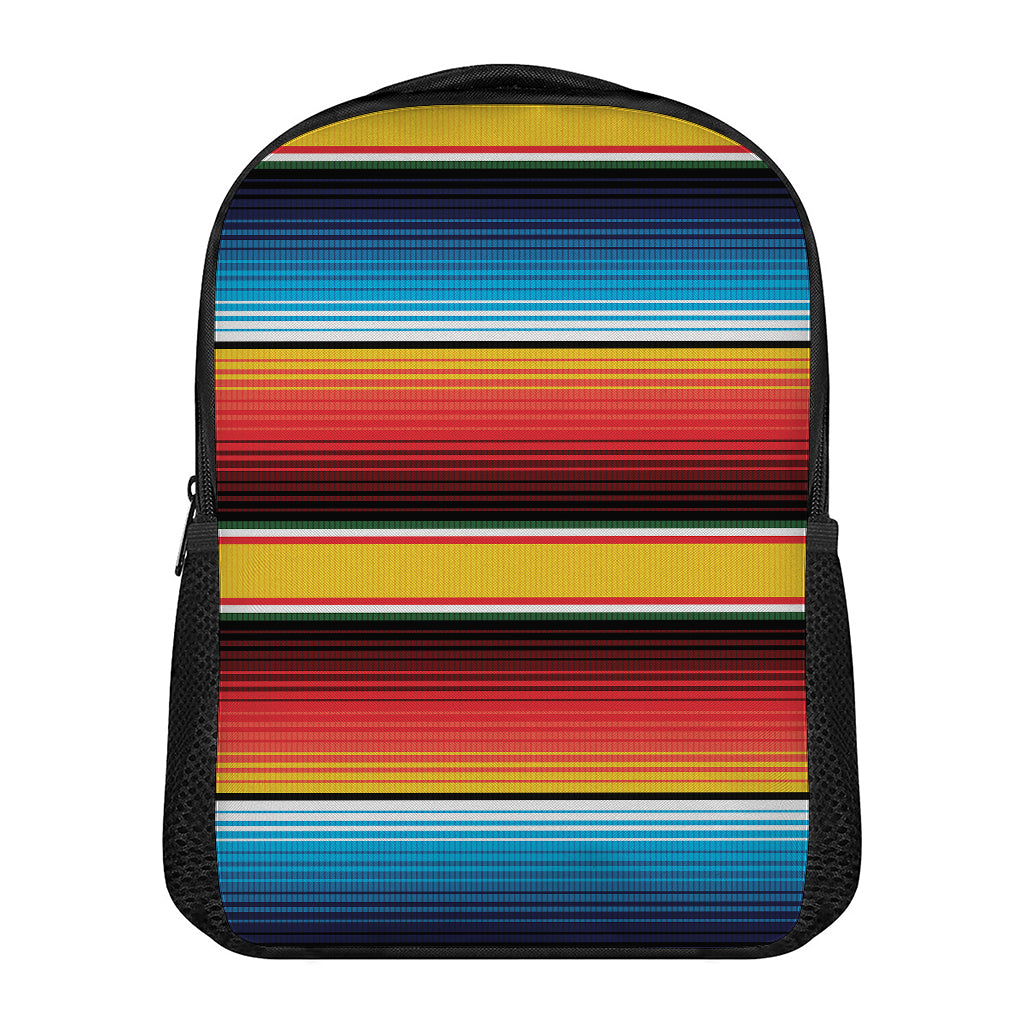 Ethnic Serape Blanket Pattern Print Casual Backpack
