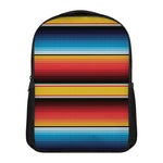 Ethnic Serape Blanket Pattern Print Casual Backpack
