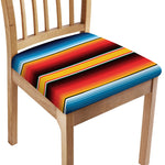 Ethnic Serape Blanket Pattern Print Chair Cushion Cover