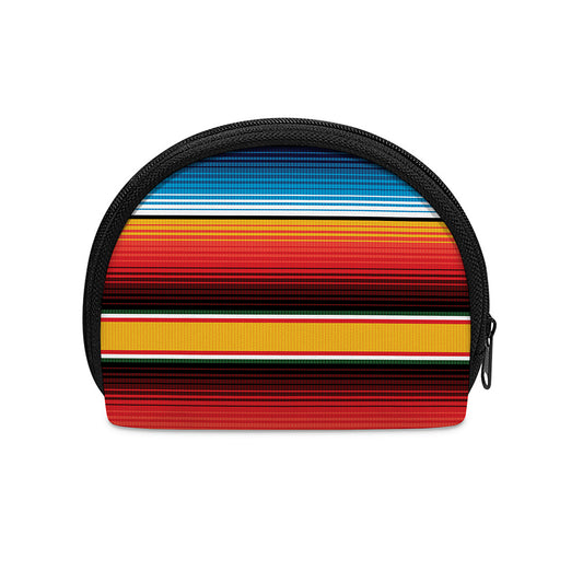 Ethnic Serape Blanket Pattern Print Coin Purse