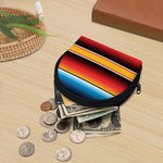 Ethnic Serape Blanket Pattern Print Coin Purse