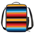 Ethnic Serape Blanket Pattern Print Crossbody Lunch Bag