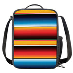 Ethnic Serape Blanket Pattern Print Crossbody Lunch Bag