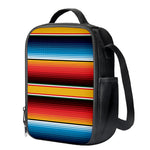 Ethnic Serape Blanket Pattern Print Crossbody Lunch Bag