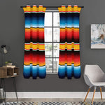 Ethnic Serape Blanket Pattern Print Curtain
