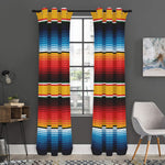 Ethnic Serape Blanket Pattern Print Curtain