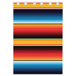 Ethnic Serape Blanket Pattern Print Curtain