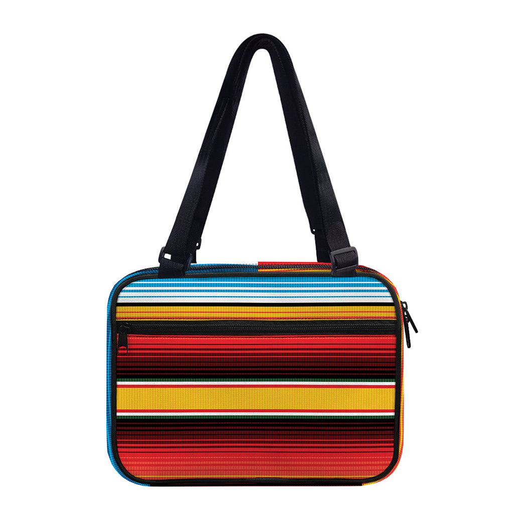 Ethnic Serape Blanket Pattern Print Double Strap Bible Bag