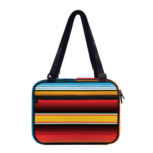 Ethnic Serape Blanket Pattern Print Double Strap Bible Bag