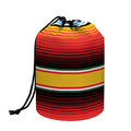 Ethnic Serape Blanket Pattern Print Drawstring Makeup Bag