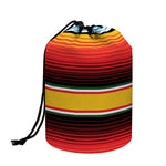 Ethnic Serape Blanket Pattern Print Drawstring Makeup Bag