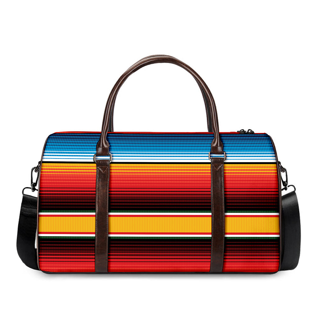 Ethnic Serape Blanket Pattern Print Duffle Bag