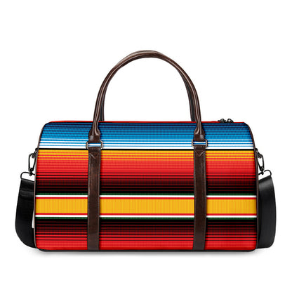 Ethnic Serape Blanket Pattern Print Duffle Bag
