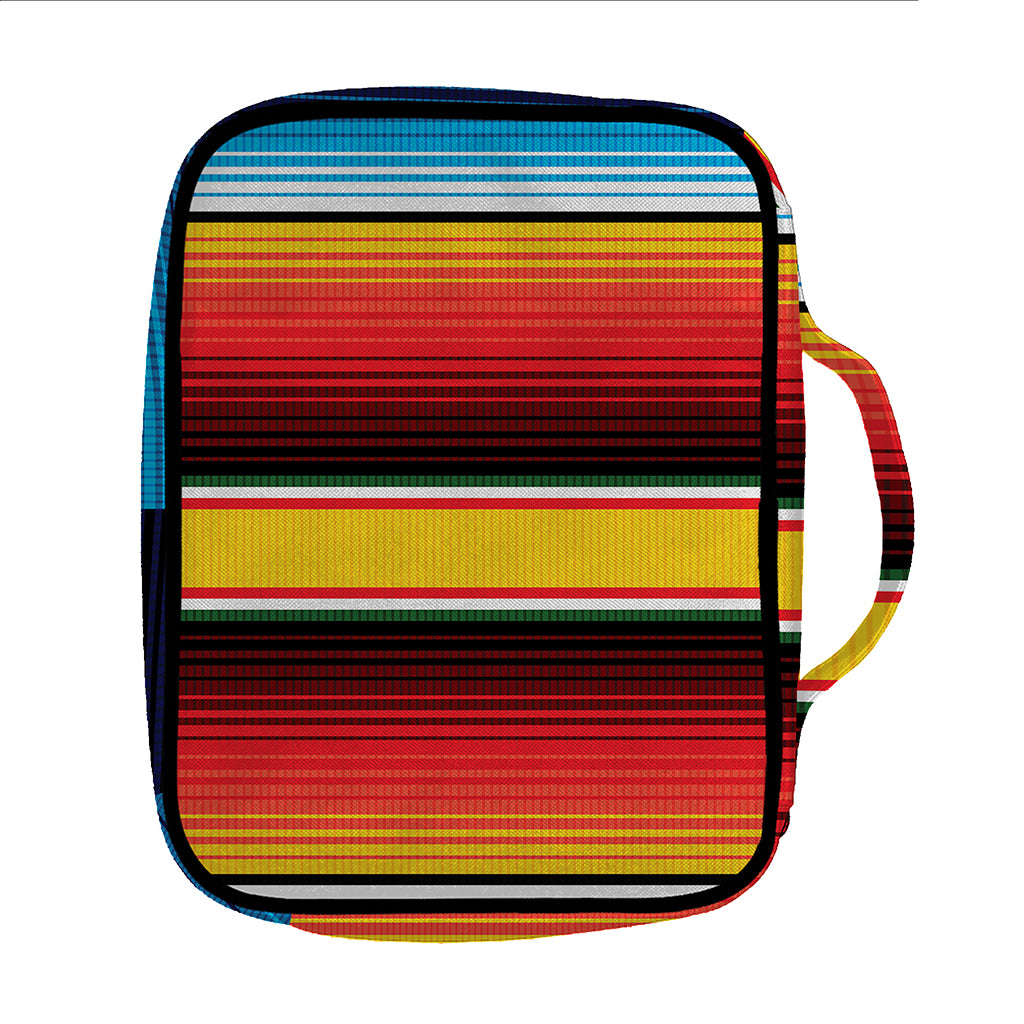 Ethnic Serape Blanket Pattern Print Front Pocket Bible Bag