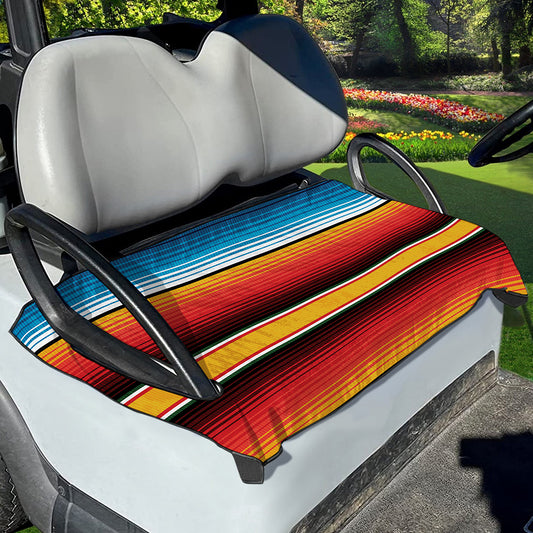 Ethnic Serape Blanket Pattern Print Golf Cart Seat Cover