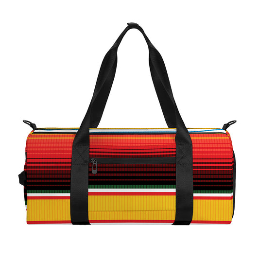 Ethnic Serape Blanket Pattern Print Gym Bag