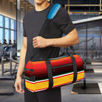 Ethnic Serape Blanket Pattern Print Gym Bag