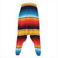 Ethnic Serape Blanket Pattern Print Hammer Pants