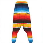 Ethnic Serape Blanket Pattern Print Hammer Pants
