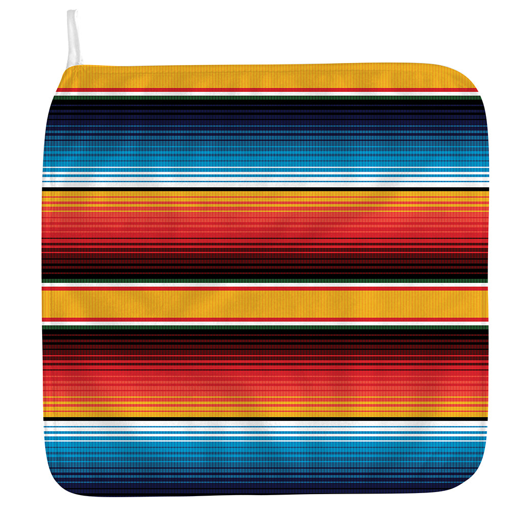 Ethnic Serape Blanket Pattern Print Hand Towel