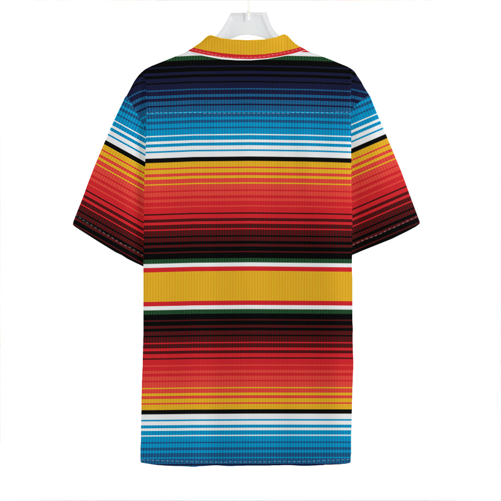 Ethnic Serape Blanket Pattern Print Hawaiian Shirt