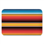 Ethnic Serape Blanket Pattern Print Indoor Door Mat