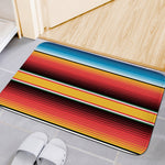 Ethnic Serape Blanket Pattern Print Indoor Door Mat