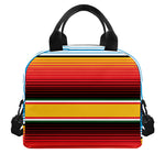 Ethnic Serape Blanket Pattern Print Insulated Lunch Bag