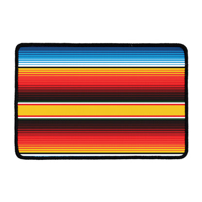 Ethnic Serape Blanket Pattern Print Kitchen Mat