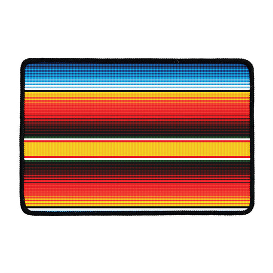 Ethnic Serape Blanket Pattern Print Kitchen Mat