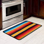 Ethnic Serape Blanket Pattern Print Kitchen Mat