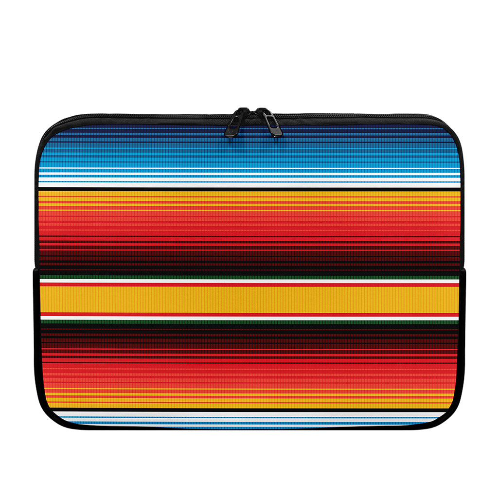 Ethnic Serape Blanket Pattern Print Laptop Sleeve